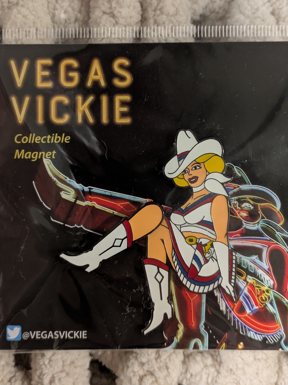 Vegas Vickie Collectible Magnet